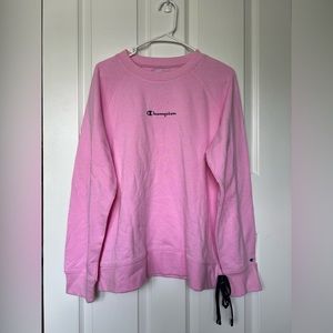 Pink champion crewneck